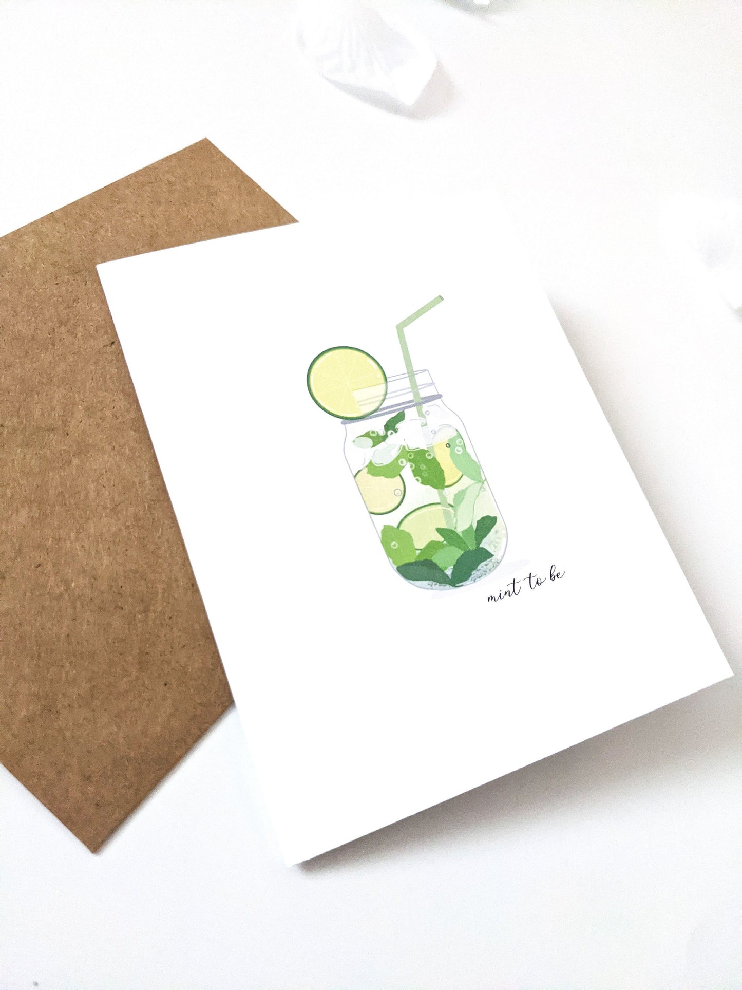 Mint To Be Mojito Greeting Card