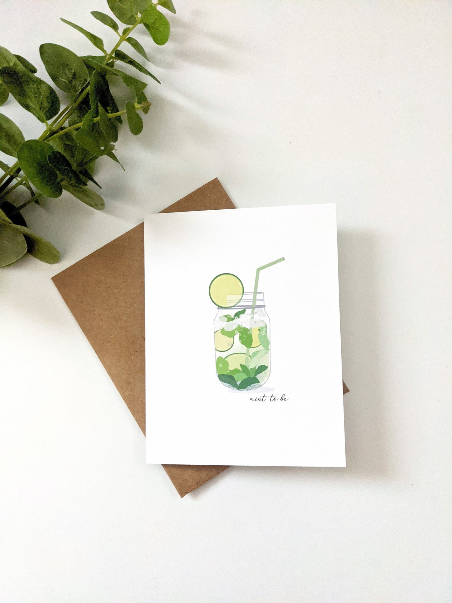 Mint To Be Mojito Greeting Card